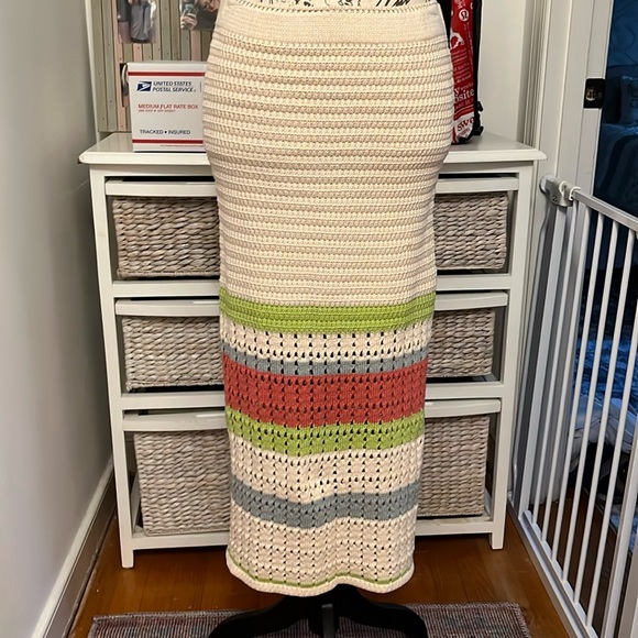 Dresses & Skirts - Free People Crochet Maxi Skirt